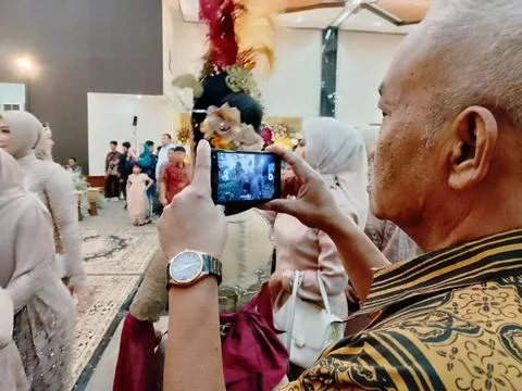 Cell phone camera Stock Photos