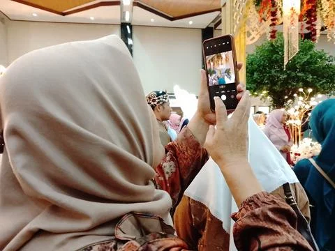 Cell phone camera Stock Photos