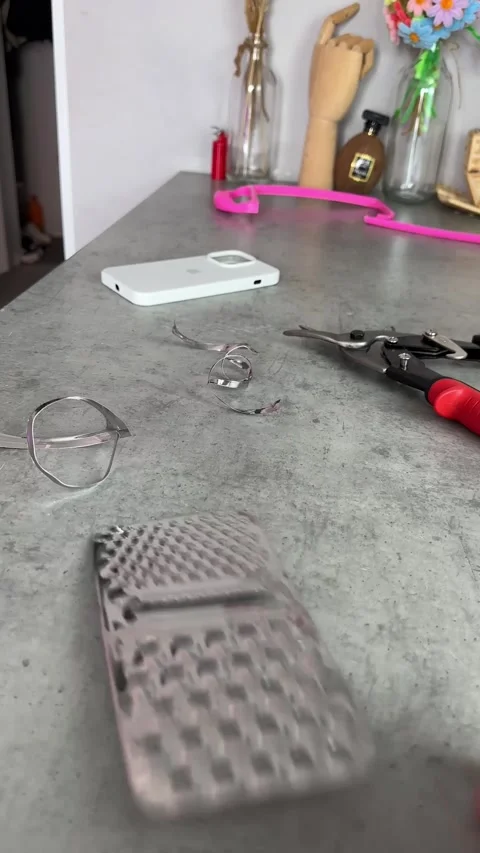 Cell Phone Case Turned Grater, Minsk, Belarus - 02 Apr 2025 Stock Footage 306690597