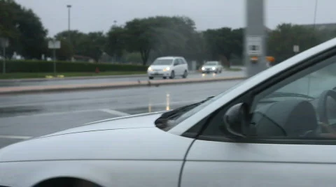 Cell Phone Driver Stock Footage 584232