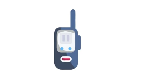 A cell phone featuring a prominent red button on its side, highlighting its.. Stock Footage 332335808