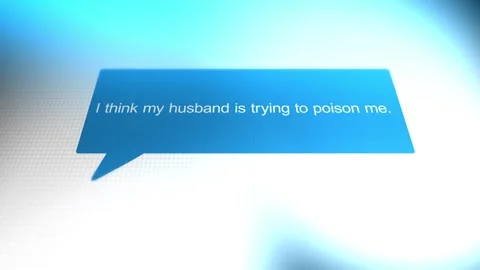 Cell Phone Forensic Texting Evidence - Poison Husband Concept 1 Stock Footage 340535098
