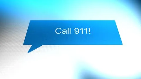 Cell Phone Forensic Texting Evidence - Call 911 10 Stock Illustration