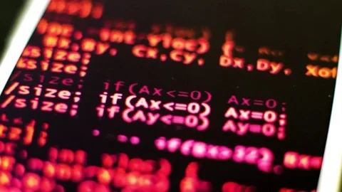 CELL PHONE HACK MOBILE PHONE IS GETTING HACKED DOWNLOADING FILES CYBER ATTACK Stock Footage 71213066