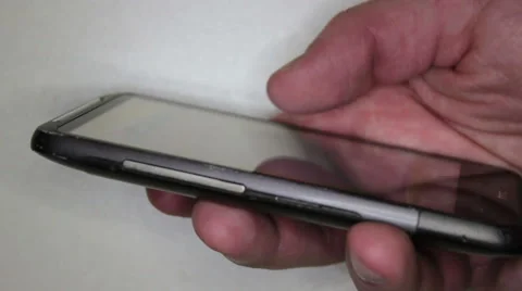 Cell Phone In Hand 2 Stock-Footage 43104500