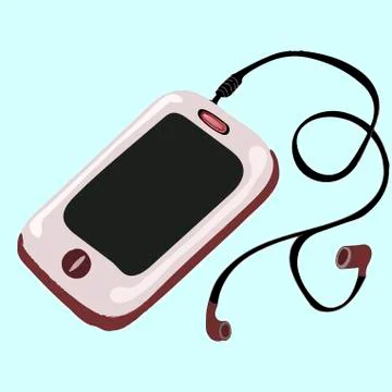 Cell phone Illustrazione stock