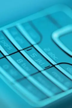 Cell phone keypad Foto stock