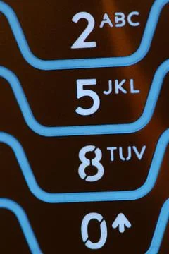 Cell Phone Keypad Stock Photos