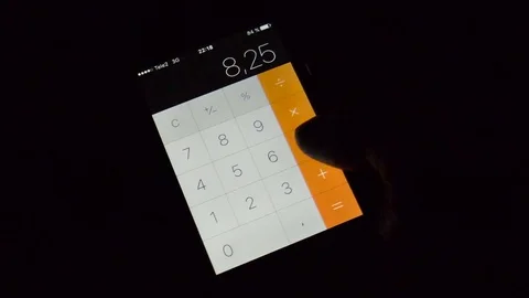 Cell phone in the night Vídeos de archivo 77806736