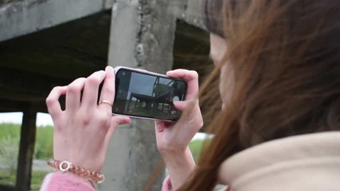 Cell phone photography Stock Footage 188521450