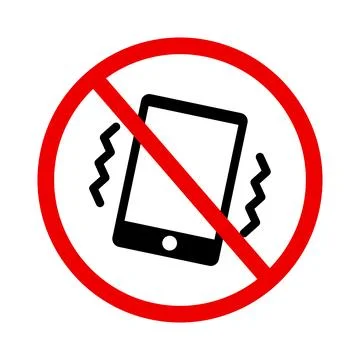 Cell phone silent mode icon. Mute icon. Vector. Stock Illustration