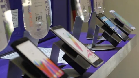 Cell Phone Store Video stock 112279290