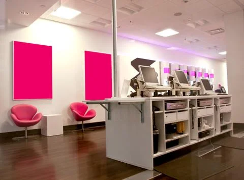 Cell phone store Stock Photos