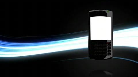 Cell phone technology background Stock Footage 336160