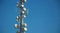 Cell phone telecommunication tower HD Footage