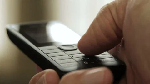 Cell Phone Texting Stock Footage 32574057