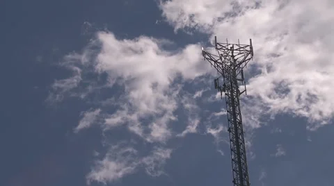 Cell phone tower Stock Footage 5503412