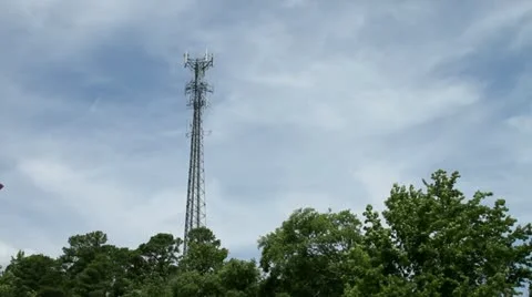 Cell Phone Tower Stock Footage 11262561