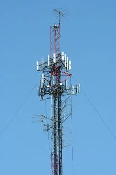 Cell phone tower Stock Photos