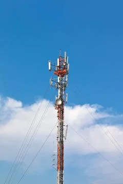 Cell phone tower Stock Photos