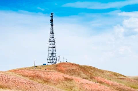 Cell phone tower Stock Photos