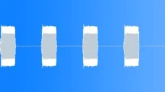 Cell Phone Vibrates on Counter 4 Times 1 Sound Effect