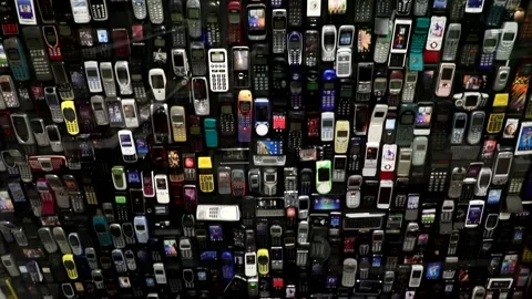 Cell phones Stock-Footage 147675352