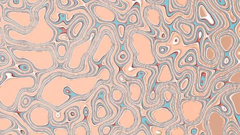 Cell pillow pattern colorful gradient animated background. Abstract Looping.. Stock Photos