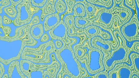 Cell pillow pattern colorful gradient animated background. Abstract Looping.. Foto stock