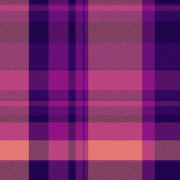 Cell plaid texture seamless, dining textile background check. Mockup tartan.. Stock Illustration