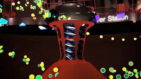 Cell replication making process 3d Stock Illustration