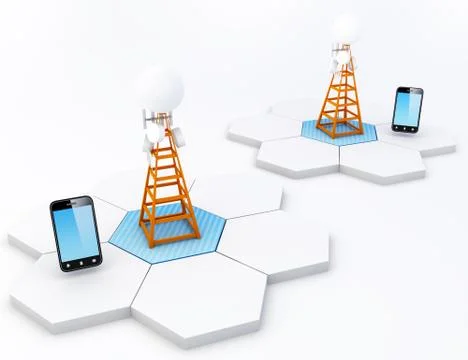 Cell site Stock Illustration