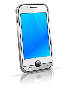 Cell Smart Phone Mobile 3D Stock Illustration