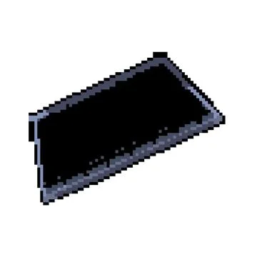 Cell solar panel pixel art vector illustration Stock Illustration