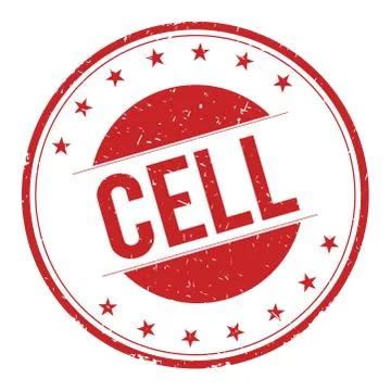 CELL stamp sign Stock Illustration