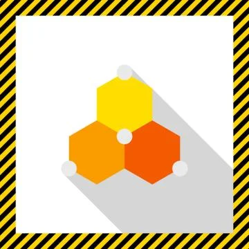 Cell structure icon Stock-Illustration