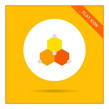 Cell structure icon Stock-Illustration
