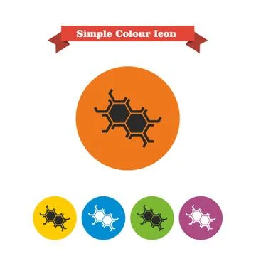 Cell structure icons Stock Illustration