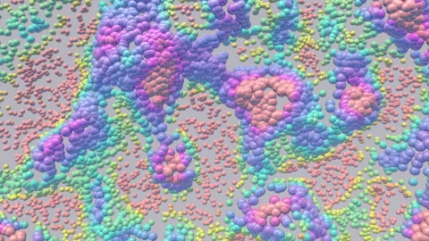 Cell structure, Render of cells. Medical... | Stock Video | Pond5