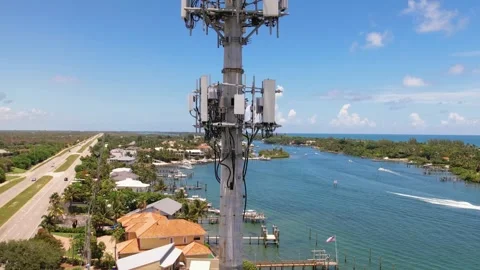 Cell Tower Aerial 库存影片 263651851