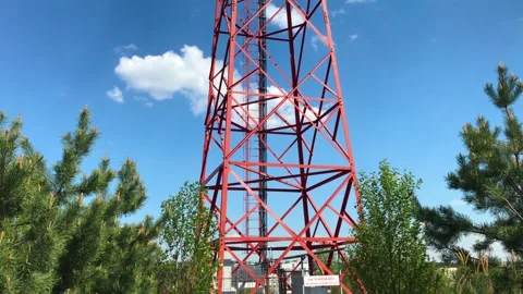 Cell tower Video stock 241175608