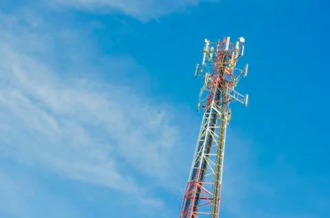 Cell tower Stock Photos