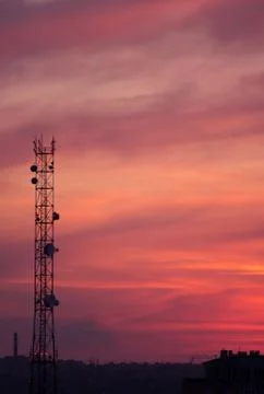 Cell tower Stock Photos