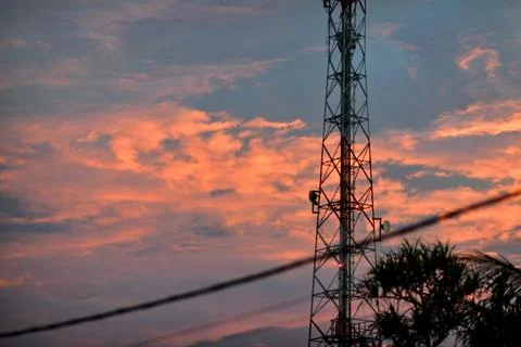 Cell tower Stock Photos