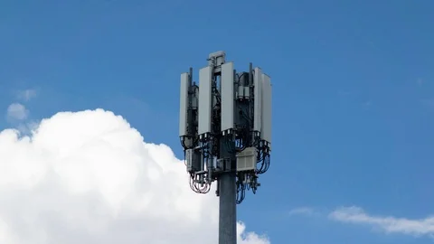 Cell Tower Time Lapse Video stock 95447588