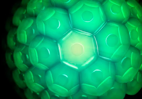 Cell wall, artwork Stock Illustration