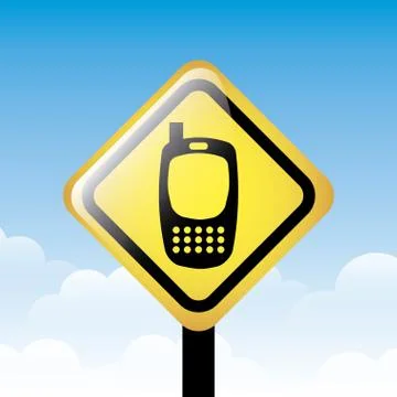 Cell zone signal over sky background vector illustration 스톡 일러스트
