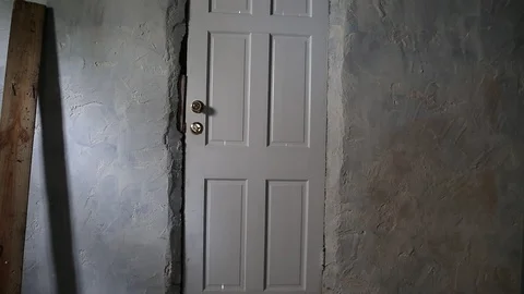 Cellar door push in shot Video stock 87479201
