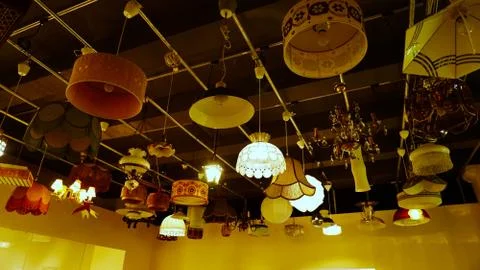 Celling of lights 库存照片