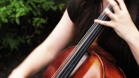 Cellist, Female #2 Stock Footage 161810985